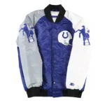 Front view Baltimore Colts varsity satin jacket photo.