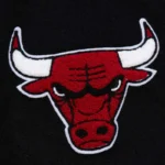 Chicago Bulls Black Vintage Varsity Jacket Front