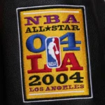 LA Lakers Black Vintage Varsity Jacket Front