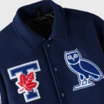 OVO University of Toronto Varsity Jacket Front