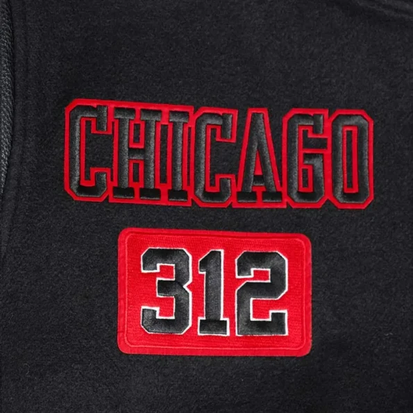Chicago Bulls Area Code Varsity Jacket