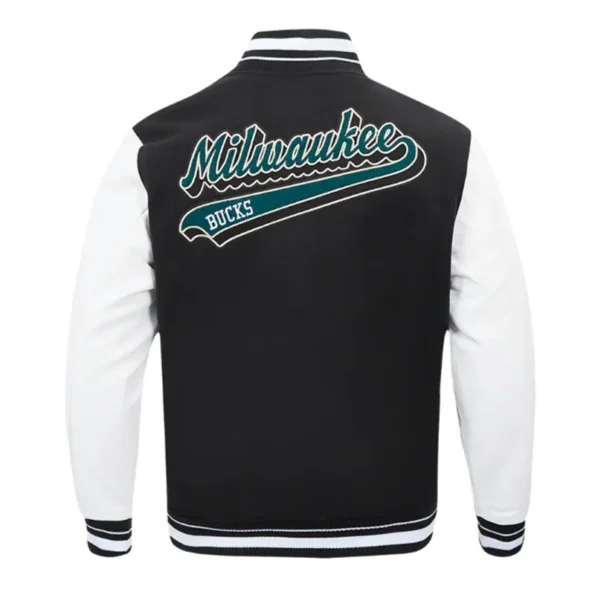 Milwaukee Bucks Script Varsity Jacket