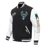 Milwaukee Bucks Script Varsity Jacket