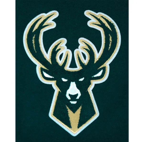Milwaukee Bucks Script Varsity Jacket