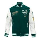 Milwaukee Bucks Script Varsity Jacket