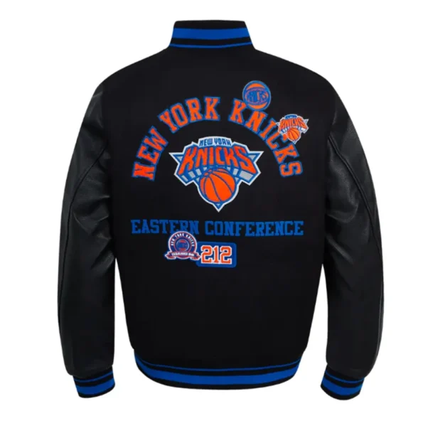NY Knicks Area Code Varsity Jacket