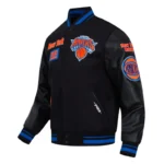 NY Knicks Area Code Varsity Jacket