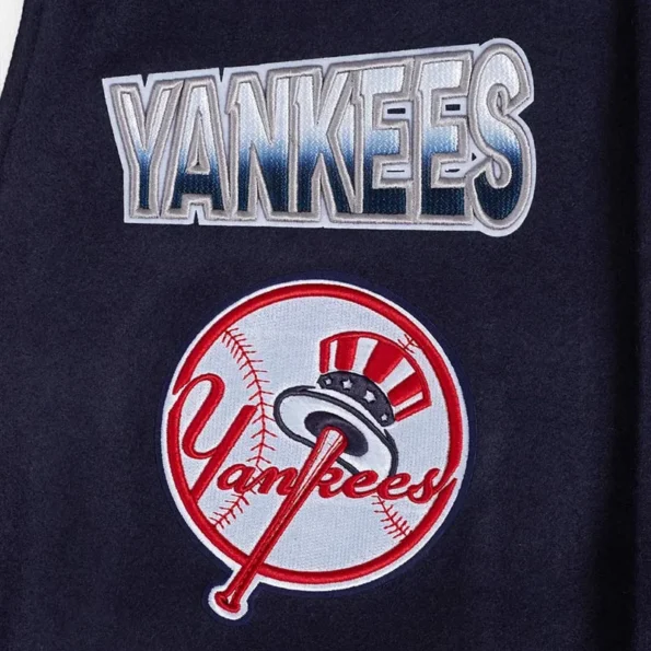 NY Yankees Classic Rib Varsity Jacket