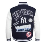 NY Yankees Classic Rib Varsity Jacket