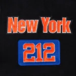 NY Knicks Area Code Varsity Jacket