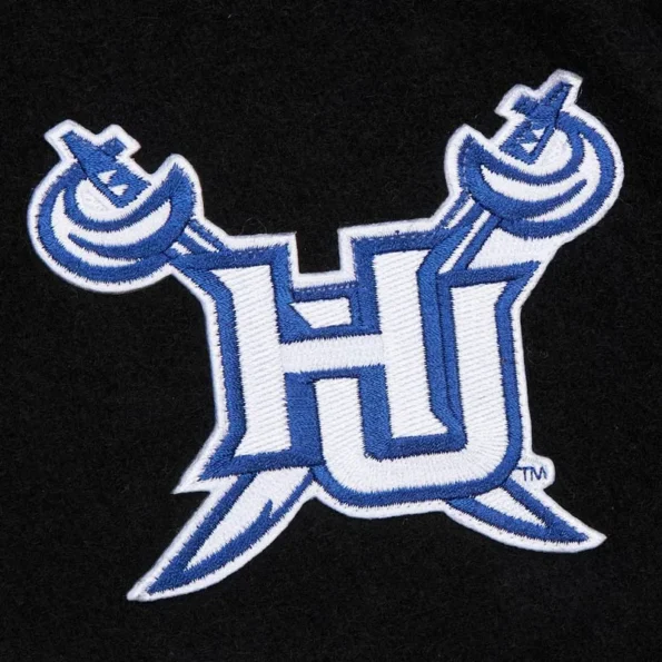 Hampton Pirates Black Varsity Jacket